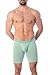 Obviously Apparel Downtown Collection - AnatoMAX Boxer Brief 9 inch Leg - Mint - Large