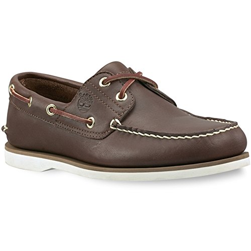 Timberland men s classic 2-eye boat shoe, dark brown, 9…
