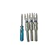 Jiexi Hwyp Automatically Lighted Led Nocks for Inner Diameter 6.3 mm Compound Bow Arrows GT Size Pack of 6 (blue)