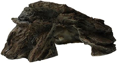 Emours Turtle Reptile Decorative Basking Platform Resin Ramp Hide Out Aquarium Habitat Decor, Small