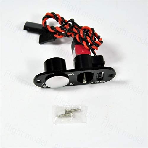 MIRACLE J-002 Heavy Duty Single Power Switch With Fuel Dot For Fixed Wing RC Plane Flight-model