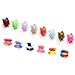 Jovivi Pack of 28 Mixed Colors Ultra-Thin Soft Silicone Double Flared Flexible Flesh Tunnel Plugs Gauges 1/2