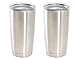 Eskimo Coolers Set of 2 Vacuum Insulated Stainless Steel Tumbler, 20 oz by Eskimo Coolers