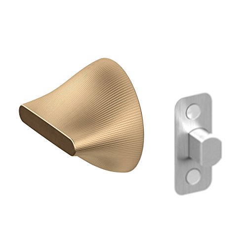 Friday Labs Brass FLBR Wireless Smart Door Lock, Smart Phone Control, Bluetooth and Apple HomeKit Compatible, iPhone & Android Compatible, Brass Finish Shell & Door Plate, Single Cylinder deadbolt