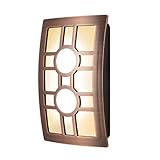 GE 11247 CoverLite LED Night, Plug-in, Sun Design, Light Sensing, Dusk-to-Dawn Sensor Energy-Efficient, Ideal for Hallways, Kitchens, Bathrooms, Bedrooms, Offices, Oil Rubbed Bronze