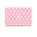 TopCase Heart-Shaped Design Pink Ultra Slim Light Weight Rubberized Hard Case Cover for Macbook Air 13