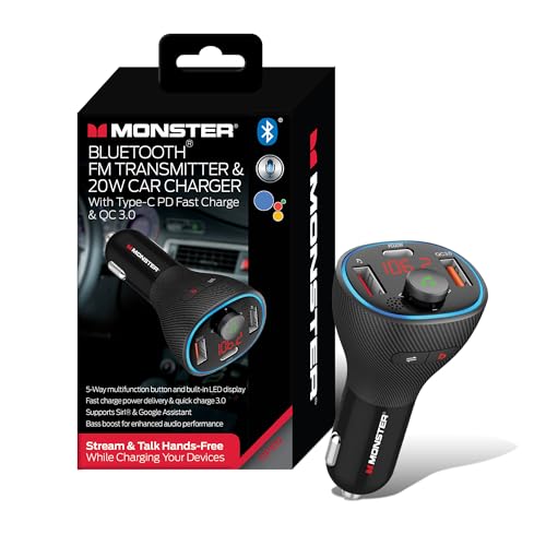 Google Monster Bluetooth FM Transmitter
