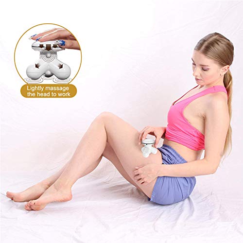 Massagers Handheld, Seneme Electric Portable Percussion Mini Full Body Massager for Hand Head Neck Back Legs Arms Foot Shoulder Pain Release with Gift Bag (Dual-use Operated) - Thumbnail 4