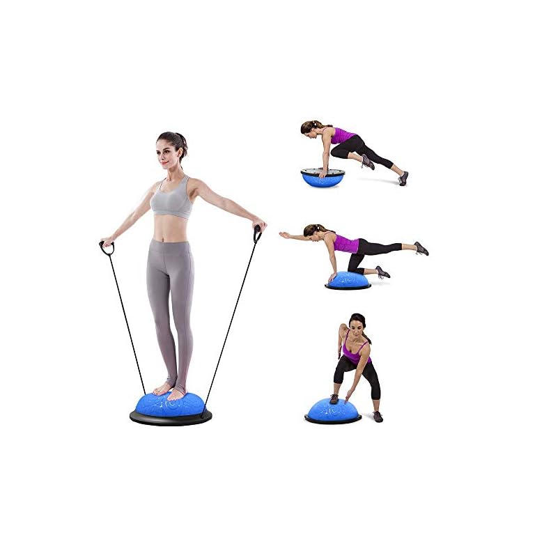 ATIVAFIT Balance Ball Half Exercise Ball Balance Trainer Inflatable