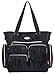 SoHo Time Square Diaper Bag Tote 9Pc, Black