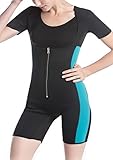 NonEcho Sleeves Full Body Shapewear Sauna Suit Neoprene Weight Loss GYM Sport Aerobic Boxing MMA