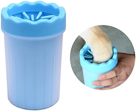 AMZYT Pet Paw Cleaner Cat Feet Protable Washer Dog Finger Brush Cup Silicone material