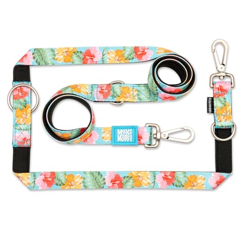 Max & Molly Exotique/S Multifunctional Dog Lead 2 m with 2 Carabiners, Padded, Safe and Flexible, Comfort for Your Faithful Companion