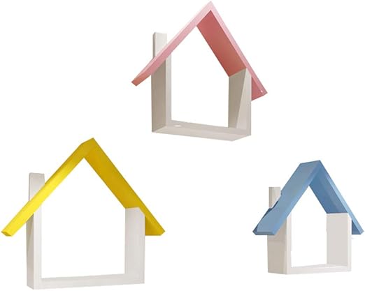 Estante De La Pared Casa De La Cabana Creativa Fondo De La Pared