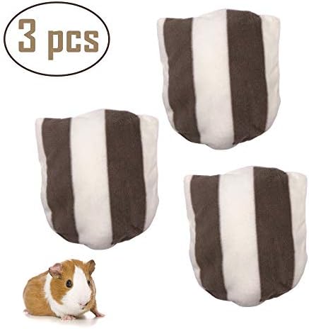 JanYoo Chinchilla Hedgehog Guinea Pig Bed Accessories Cage Toys Bearded Dragon House Hamster Supplies Habitat Ferret Rat