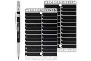 ROBINS AND COLEMAN Crypto Seed Bank - Steel Plates for Crypto Seed Phrase Storage - Easy and Precise Engraving for Bitcoin Cold Wallet Seed Backup - for Ledger Nano and Trezor One Hardware Wallets