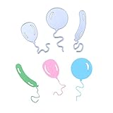 Whitelotous Cutting Dies Cut Dies Stencil Metal Template Mould for DIY Scrapbook Album Paper Card (Toy Balloon)