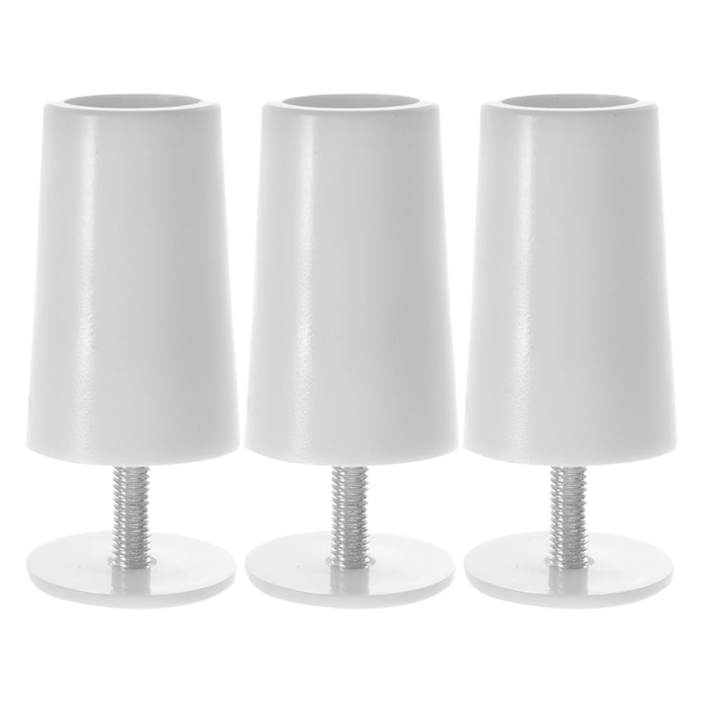 PRETYZOOM 3pcs Curtain Accessories Stopper for Blinds Roman Roller Accessories Buffer Stopper Roller Shutters Buffer Curtain Blinds for Windows Shutter Limiter Aluminum Alloy White