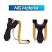 TOPRADE Brown Color Wooden Hunting Slingshot with Cotton Ammo for Catapult Game,Hunting-for Kids Children Adults (Black)