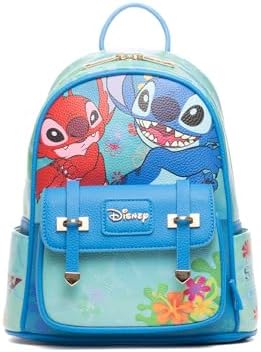 Amazon.com: Loungefly Disney Stitch With Ducks Mini Backpack  display picture 1
