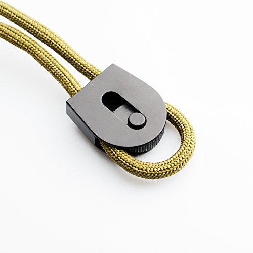 image for DYZD Paracord Cord Lock Wheeled Cord Toggle Stopper Clamp Toggle Stop 