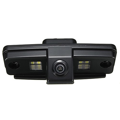 Misayaee Rear View Back Up Reverse Parking Camera in License Plate Lighting Night Version (NTSC) for Forester/Outback 2007-2012/Sedan/Tribeca/Legacy B4 BL BP/Liberty MK4