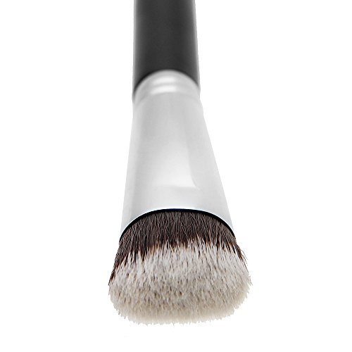 Blending Brush: Angled Makeup Brush Best for Precision Blending Eyeshadows (Small, Vegan) - Beauty Junkees