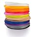 3D Printing Pen Filament Refills - 1.75mm Plastic ABS 12-Pack *384 Linear Feet* (32 Foot Each) of Vibrant Color for Pens and Printers by Dealz Plus More & BONUS 175 Stencils FREE E-Book