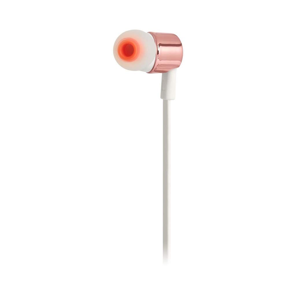 JBL T210 Harman In-Ear Headphone - Rose Gold — image 1