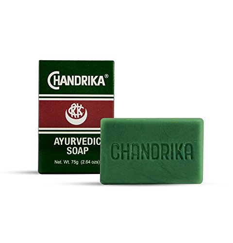 Chandrika Bath and Body Ayurvedic Bar Soap, 2.64 oz (Pack of 6)