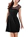Allegra K Women Sleeveless Pullover Heart Design Summer Short Skater Dress