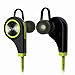 Bluetooth Headphones, HC Wireless Bluetooth Earbuds Headset Earphones Noise Cancelling,Running, Exercise,Hiking Sports;Sweatproof. Suitable for IOS & Android Devices(Green)