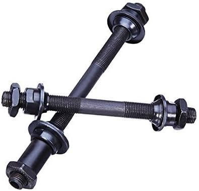 MiguCo 1 Pair Bicycle Front Back Axles Hollow Hub Shaft