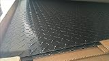 Painted Black Aluminum Diamond Plate - x 24