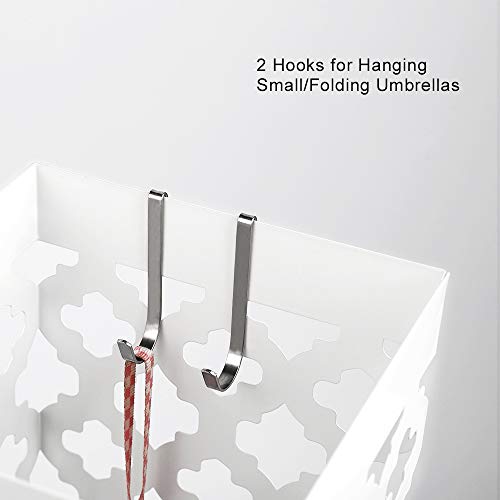 image for Liheya Metal Umbrella Stand Rack Free Standing Umbrella Holder with Dr