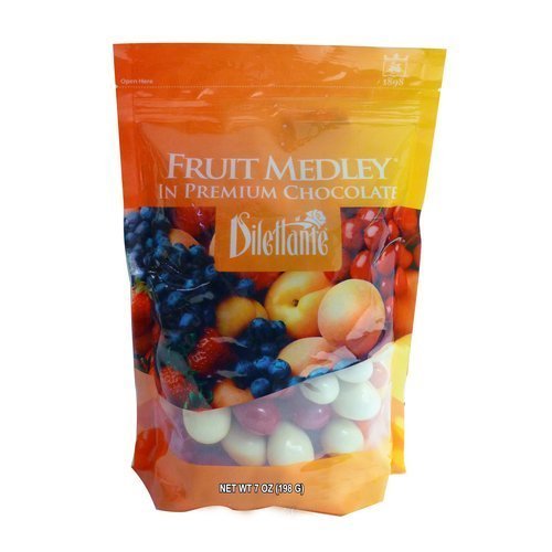 Dilettante Chocolate Covered Fruit Medley DragÃƒÆ’Ã‚es - 7oz Pouch by Dilettante