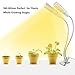 GROWSTAR 50W LED Plant Lights for Indoor Plants, Super Bright 100 LEDs Sunlike Full Spectrum Grow Lamp, Dual Head 360 Degree Gooseneck Grow Light with Replaceable Bulbs Seedling Plant Grow Light