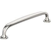 Amerock BP36795PN | Renown 5-1/16 inch (128mm) Center-to-Center Polished Nickel Cabinet Pull | Kitchen Cabinet Hardware | Fur