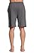 CYZ Men's 100% Cotton Knit Sleep Shorts-GreyNoStripe-XL