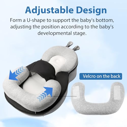 Joehea Baby Lounger, Dual-Function Removable Machine-Washable Pad, Lightweight and Portable