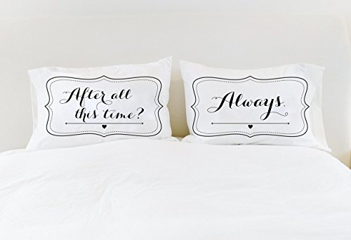 Couples Pillowcases Harry Potter After All This Time Always Pillows Wedding Gift Long Distance Relationship Gift LDR Gift Unique Gift