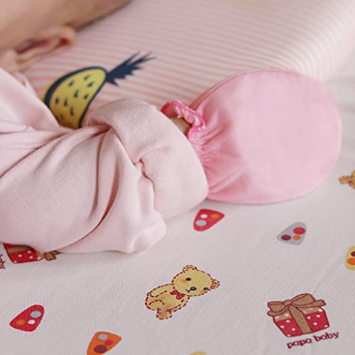 RATIVE Newborn Baby Cotton Gloves Sleep Sleeping No Scratch Mitten