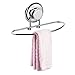 HASKO accessories - Powerful Vacuum Suction Cup Towel Ring - Towel Holder SUS304 Stainless Steel - Organizer for Bathroom & Kitchen Storage - Can be Mounted on Any Smooth Flat Surface (Chrome)