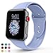 VATI Sport Band Compatible with Apple Watch Band 40mm 44mm 42mm 38mm, Soft Silicone Sport Strap Replacement Bands Compatible with iWatch Apple Watch Series 4, Series 3/2/1 S/M M/L