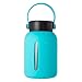 MIUCOLOR Large Glass Water Bottle - 22oz Wide Mouth with Silicone Sleeve & Stainless Steel Lid Insert Borosilicate Glass Bottles for Home Sports and Outdoor (24oz, Green)