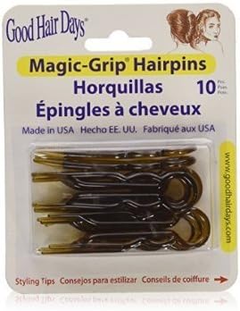 Magic Grip Hair Pins Set of 10 by Good Hair Days Color: Shell by Good Hair Days