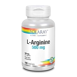 Solaray L-Arginine 500 mg | 100 VegCaps