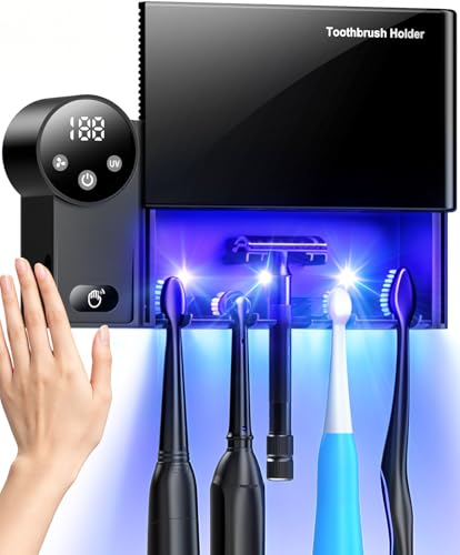 Smart Toothbrush Holder for Bathroom Automatic