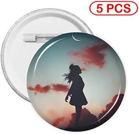 かわいい女子 バッジ 缶バッチ ボタンバッジ ピンバッチ バッジ Badge Button ボタンブローチ おもちゃ雑貨 コレクション 工芸品 簡単 軽量 リュック トートバッグ ラペルピン ジャケット用 B08bjlrjnd 500円