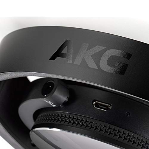 AKG Bluetooth Headphone Black (Y50BTBLK) (Certified Refurbished)
